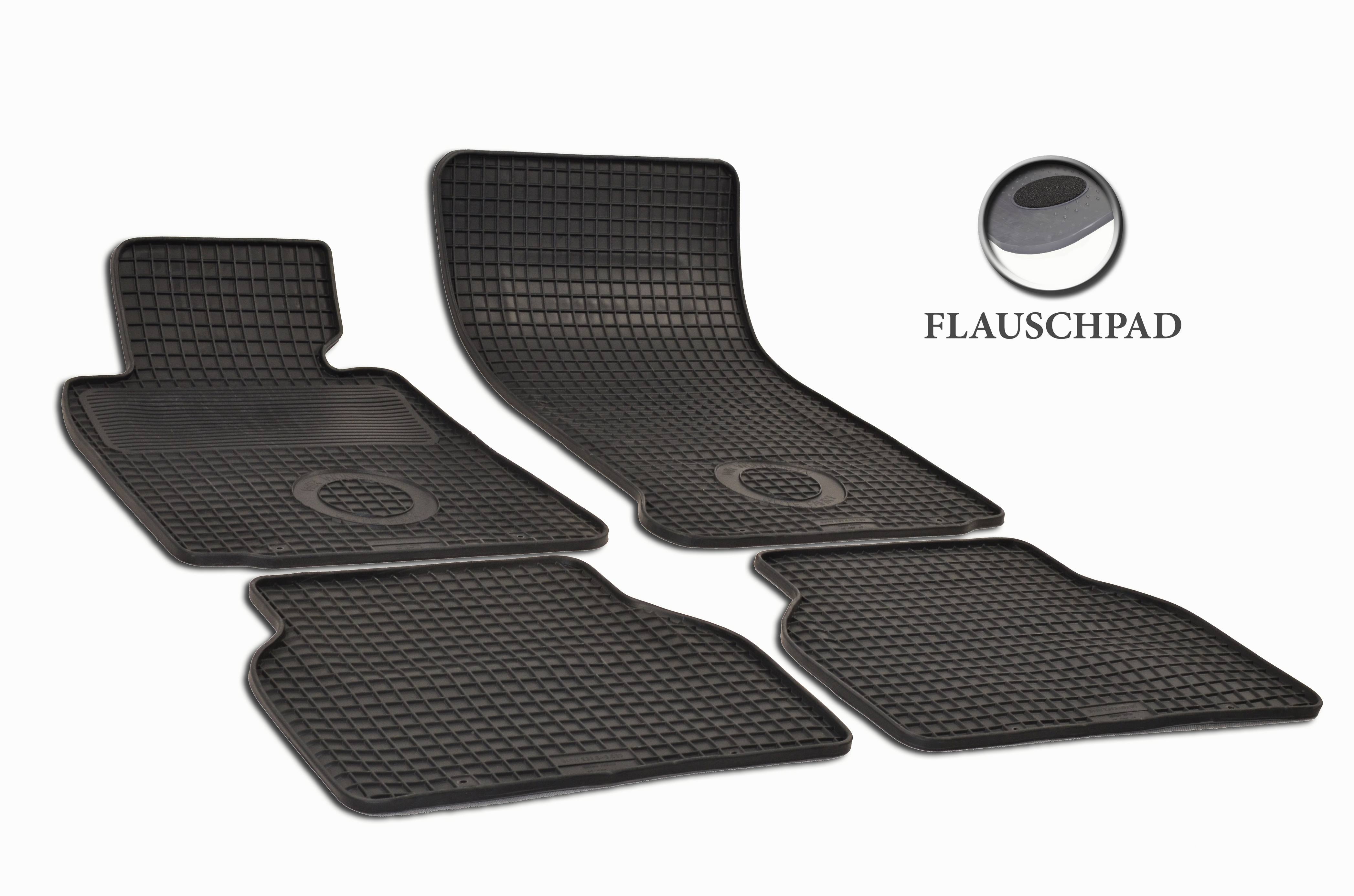 BMW Floor Mat Set - Front and Rear (All-Weather) (Black) 82111469570 - eEuro Preferred 252819FL